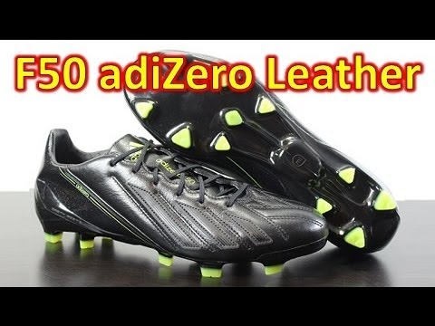 Adidas F50 adizero miCoach 2 Leather Blackout - Unboxing + On Feet - UCUU3lMXc6iDrQw4eZen8COQ