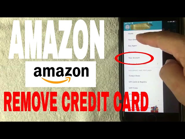 How to Remove a Credit Card from Amazon