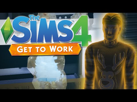 The Sims 4 | FREEZE RAYS & GHOSTS!! | Get To Work #4 - UCS5Oz6CHmeoF7vSad0qqXfw