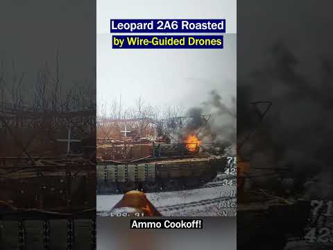 Leopard 2A6 Destroyed by Vandal FPV Drones – Shocking Footage - UC7L1L-Mi54H-yhiZCoqegCg