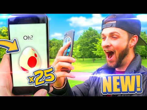 WHAT'S INSIDE...? Opening x25 *NEW* EGGS! - Pokemon GO - UCyeVfsThIHM_mEZq7YXIQSQ