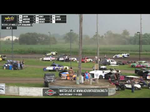 LIVE Look-In | Rapid Speedway | 7-11-2025 - dirt track racing video image