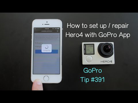 How To Set Up / Repair Hero4 With GoPro App - GoPro Tip #391 - UCTs-d2DgyuJVRICivxe2Ktg