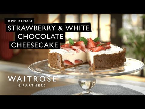 Strawberry and White Chocolate Cheesecake | Waitrose - UCFNJOpACpCFRH_Fm_66L3iw