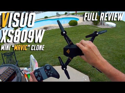 VISUO XS809W Mini "Mavic" Clone Review & Test Flight - UC-fU_-yuEwnVY7F-mVAfO6w