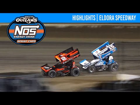 World of Outlaws NOS Energy Drink Sprint Cars | Eldora Speedway | May 4th, 2024 | HIGHLIGHTS - dirt track racing video image