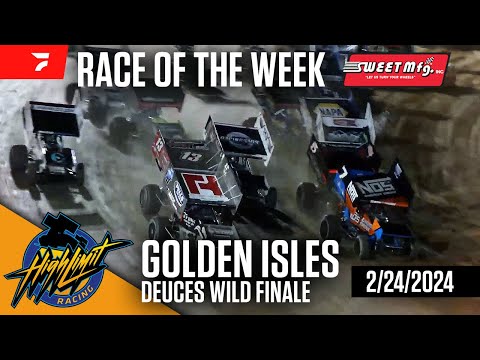 FULL RACE: High Limit Racing at Golden Isles Speedway 2/24/24 | Sweet Mfg Race Of The Week - dirt track racing video image