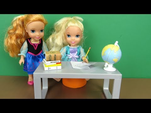 Weekend Homework ! Elsa and Anna toddlers - Morning routine - someone wakes up late - UCQ00zWTLrgRQJUb8MHQg21A