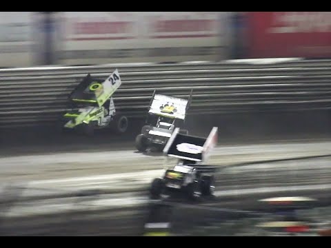 Chase Randall - Last Lap/Last corner Pass for the lead @ Knoxville Raceway 2023 - dirt track racing video image