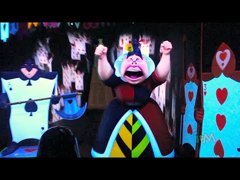 Updated Alice in Wonderland ride POV with new projections, effects in Disneyland dark ride - UCYdNtGaJkrtn04tmsmRrWlw
