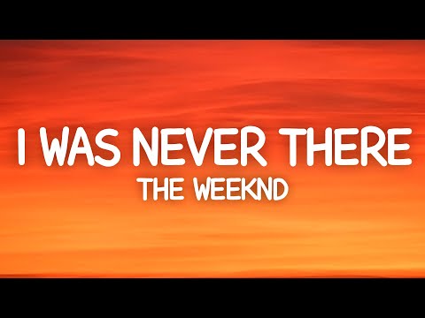 The Weeknd - I Was Never There (Lyrics)