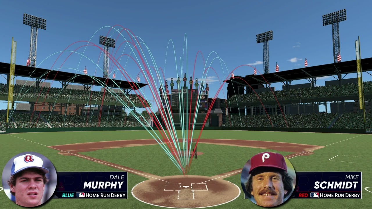 1983 Home Run Derby Simulation • Schmidt - Rice - Armas - Murphy  video clip