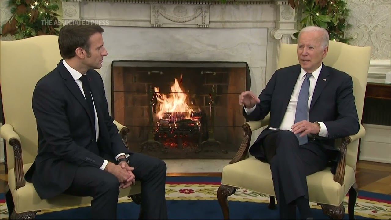 Biden, Macron vow unity on Ukraine, climate