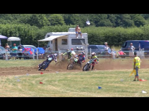 HOT HEAT 6 - 2018 MASTER OF MIDSHIRES GRASSTRACK - dirt track racing video image