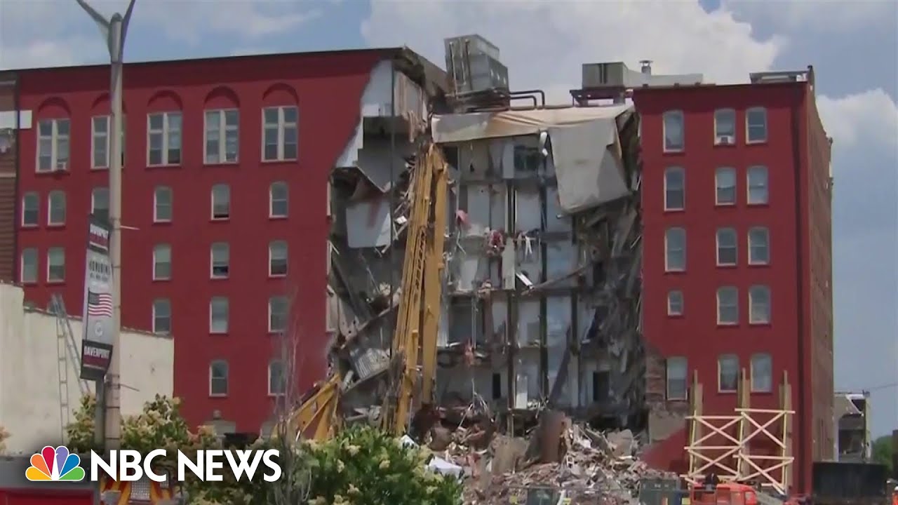 911 call one day before Iowa building collapse warned of tragedy