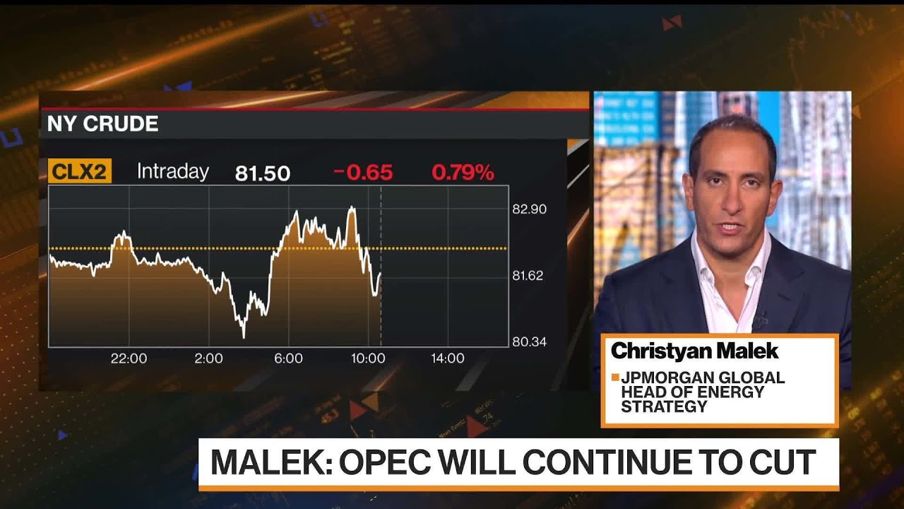 JPMorgan’s Malek Sees Oil Above $100 by End of Year