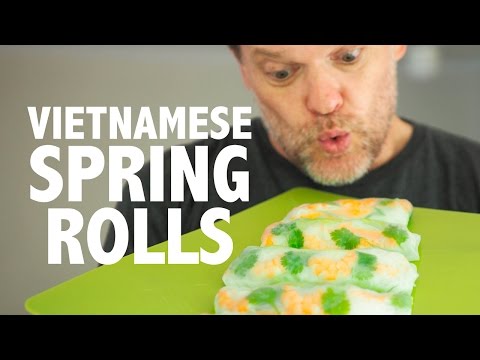 EASY VIETNAMESE SPRING ROLLS with DIPPING SAUCE - How To - Greg's Kitchen - UCGXHiIMcPZ9IQNwmJOv12dQ