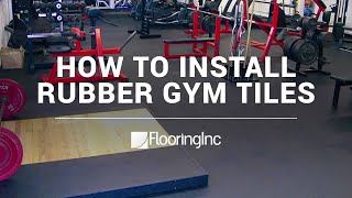 How to Install Rubber Gym Tiles video thumbnail