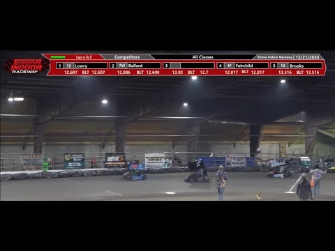 🏎️Feature Races Emma Indoor Raceway, Kart Points Race #9🏁Emma Indoor Raceway - dirt track racing video image