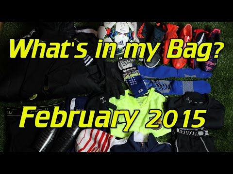 What's In My Soccer Bag? - February 2015 - UCUU3lMXc6iDrQw4eZen8COQ