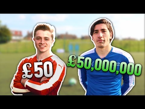 £50 Footballer Vs. £50,000,000 Footballer | FREE KICKS - UCQ-YJstgVdAiCT52TiBWDbg