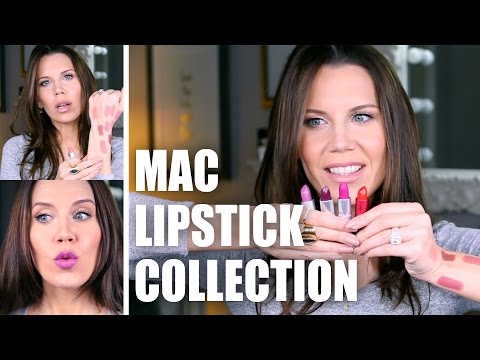 MAC LIPSTICK COLLECTION | Try On - UC4qk9TtGhBKCkoWz5qGJcGg