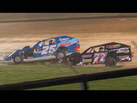 Renegades of Dirt Modified B-Main | Eriez Speedway | 8-28-22 - dirt track racing video image