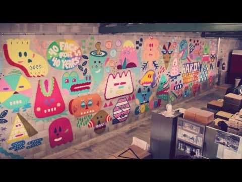 Video of mural painted by Zosen