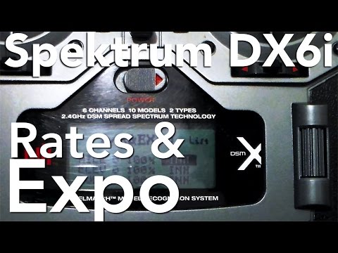 Spektrum DX6i. Setting Rates & Expo. - UChaB9zgXla8Q8a0EqG-3GQg