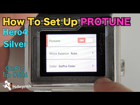 Hero4 Silver - How To Set Up Protune - GoPro Tip #506 | MicBergsma - UCTs-d2DgyuJVRICivxe2Ktg