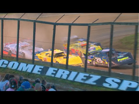 Super Late Model B-Main | Eriez Speedway | 5-29-22 - dirt track racing video image