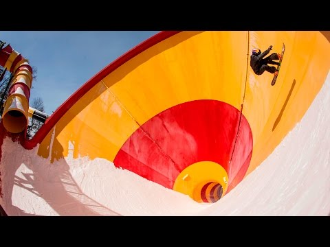 Snowboarding An Empty Water Park | Snowmusement - UCblfuW_4rakIf2h6aqANefA