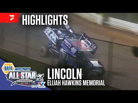Elijah Hawkins Memorial | All Star Circuit of Champions at Lincoln Speedway 6/7/25 | Highlights - dirt track racing video image