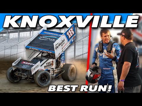 My Best Night YET At Knoxville Raceway! (TOP 10?) - dirt track racing video image
