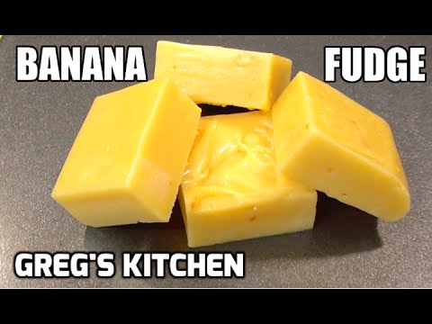 HOW TO MAKE BANANA FUDGE - 3 ingredients - Greg's Kitchen - UCGXHiIMcPZ9IQNwmJOv12dQ