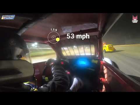 #00 Jett Stovall - INEX Legend - 7-26-2025 Springfield Raceway - In Car Camera - dirt track racing video image