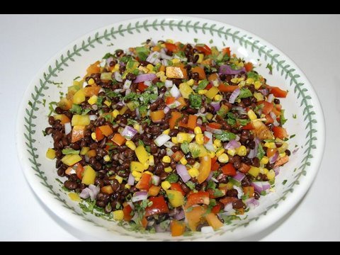 Healthy Bean Salad - Mexican Recipe - CookingWithAlia - Episode 70 - UCB8yzUOYzM30kGjwc97_Fvw