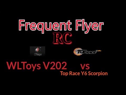 WLToys V202 Scorpion vs Top Race Scorpion Y6 - indoor flight - UCNUx9bQyEI0k6CQpo4TaNAw