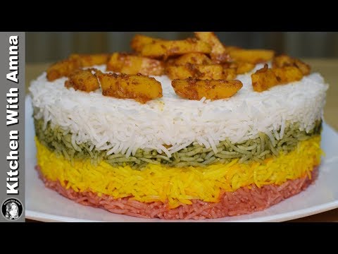 Rainbow Potato Rice Recipe - How to make Colorful Rice - Kitchen With Amna - UCQ2P7C8UGoVM6AhqsVx-M0Q