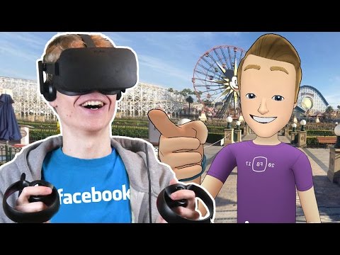 FACEBOOK IN VIRTUAL REALITY! | Facebook Spaces VR (Oculus Touch Gameplay) - UCrJ6nAyzf6TXQHZegblxfmg