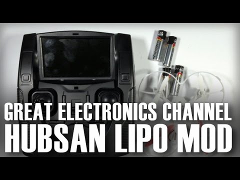 Hubsan X4 FPV Transmitter LiPo Mod & Great Electronics Channel - UCOT48Yf56XBpT5WitpnFVrQ