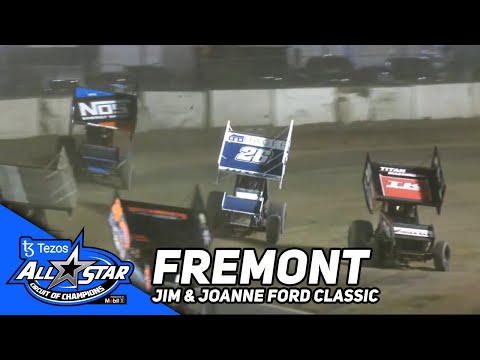 Jim &amp; Joanne Ford Classic | 2023 Tezos All Star Sprints at Fremont Speedway - dirt track racing video image
