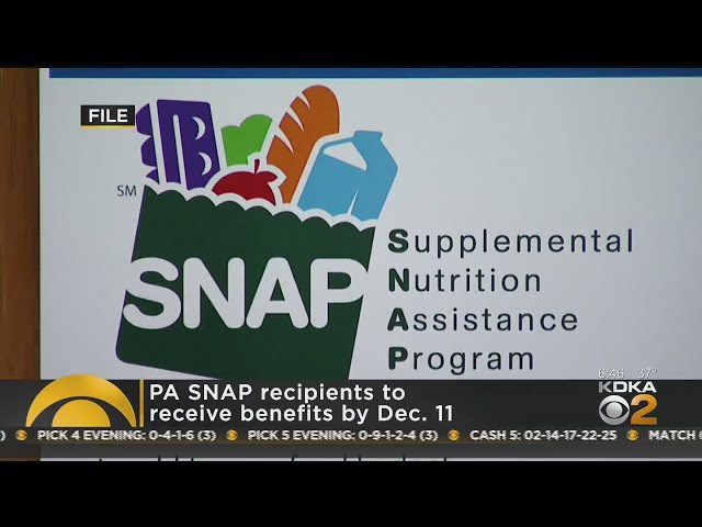 EBT and Food Stamp Dates for Pennsylvania in 2017