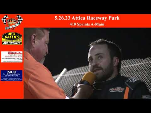 Friday May 26th 2023 | Attica Raceway Park | 410 Sprints A-Main - dirt track racing video image