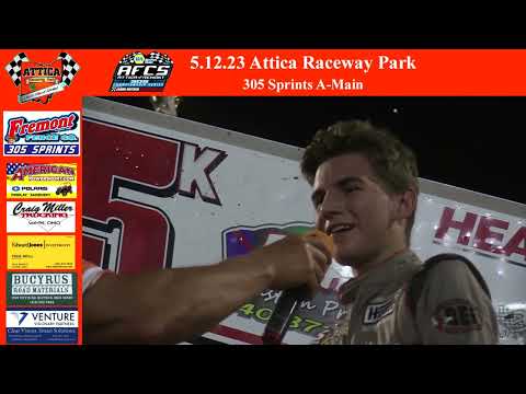 Friday May 12th | Attica Raceway Park | 305 Sprints A-Main - dirt track racing video image