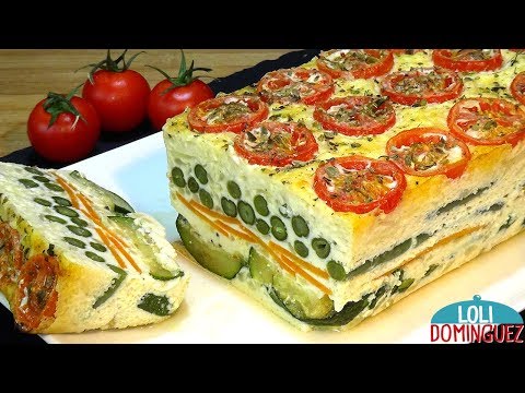 Receta de Pastel de verduras al horno, riquísimo y nutritivo - Recetas paso a paso - Loli Domínguez - UC5ONfXPjWgqElh0NZaRJ1tg