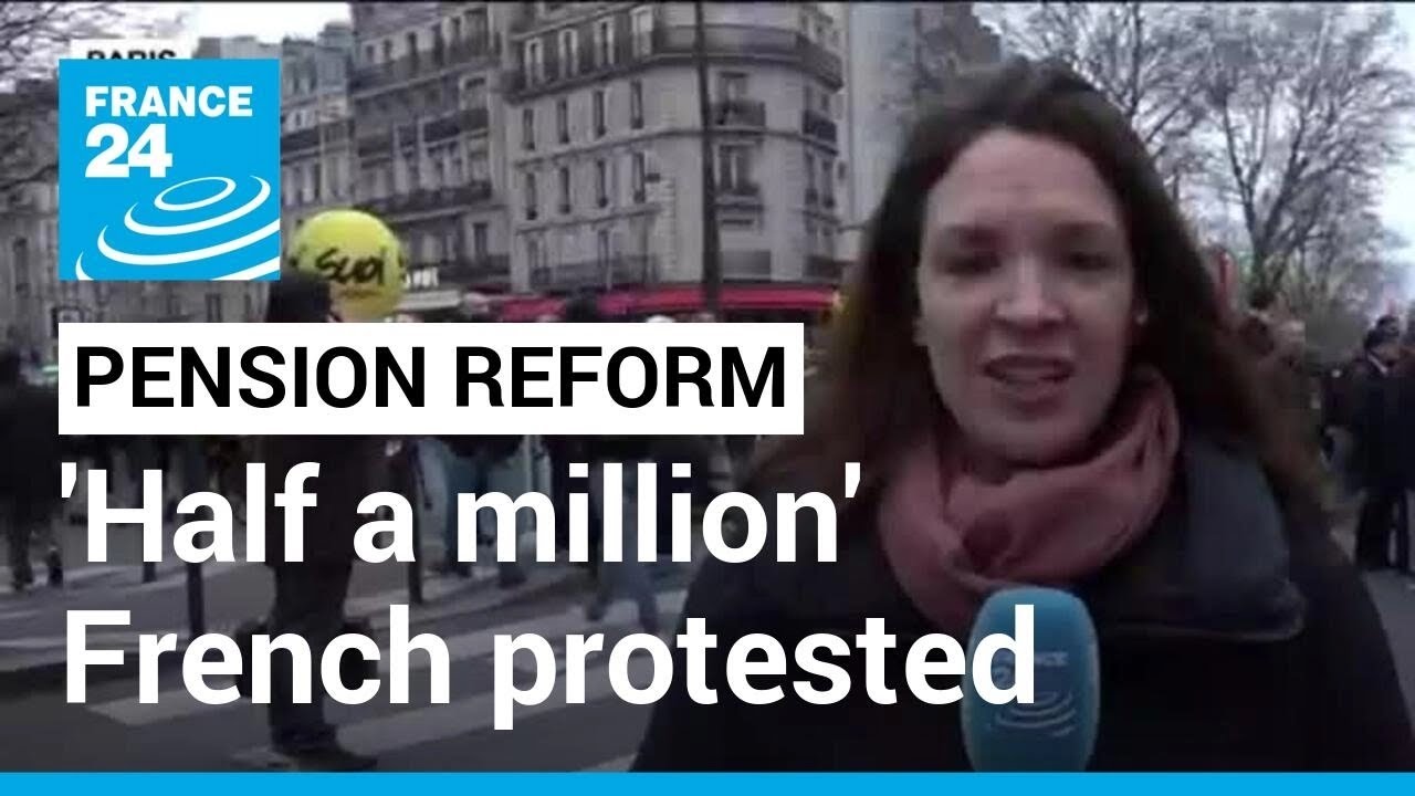 France pension reform strikes: Thousands take to the streets in Paris • FRANCE 24 English
