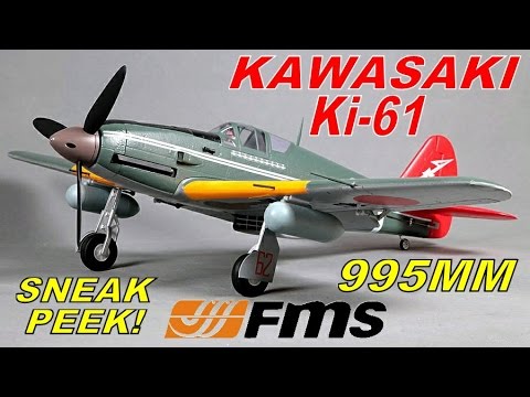 FMS / DIAMOND HOBBY KAWASAKI Ki-61 TONY" 995mm SNEAK PEEK By: RCINFORMER - UCdnuf9CA6I-2wAcC90xODrQ