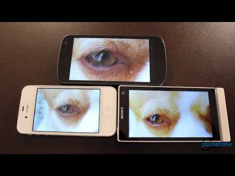 Sony Xperia S vs. Samsung Galaxy Nexus and iPhone 4S In Screen Quality - UCO_vmeInQm5Z6dEZ6R5Kk0A