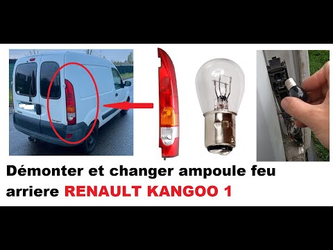 Come sostituire la lampadina del foro posteriore del Renault Kangoo